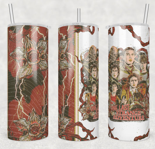 One Last Strange Adventure (Red Style) Tumbler Wrap