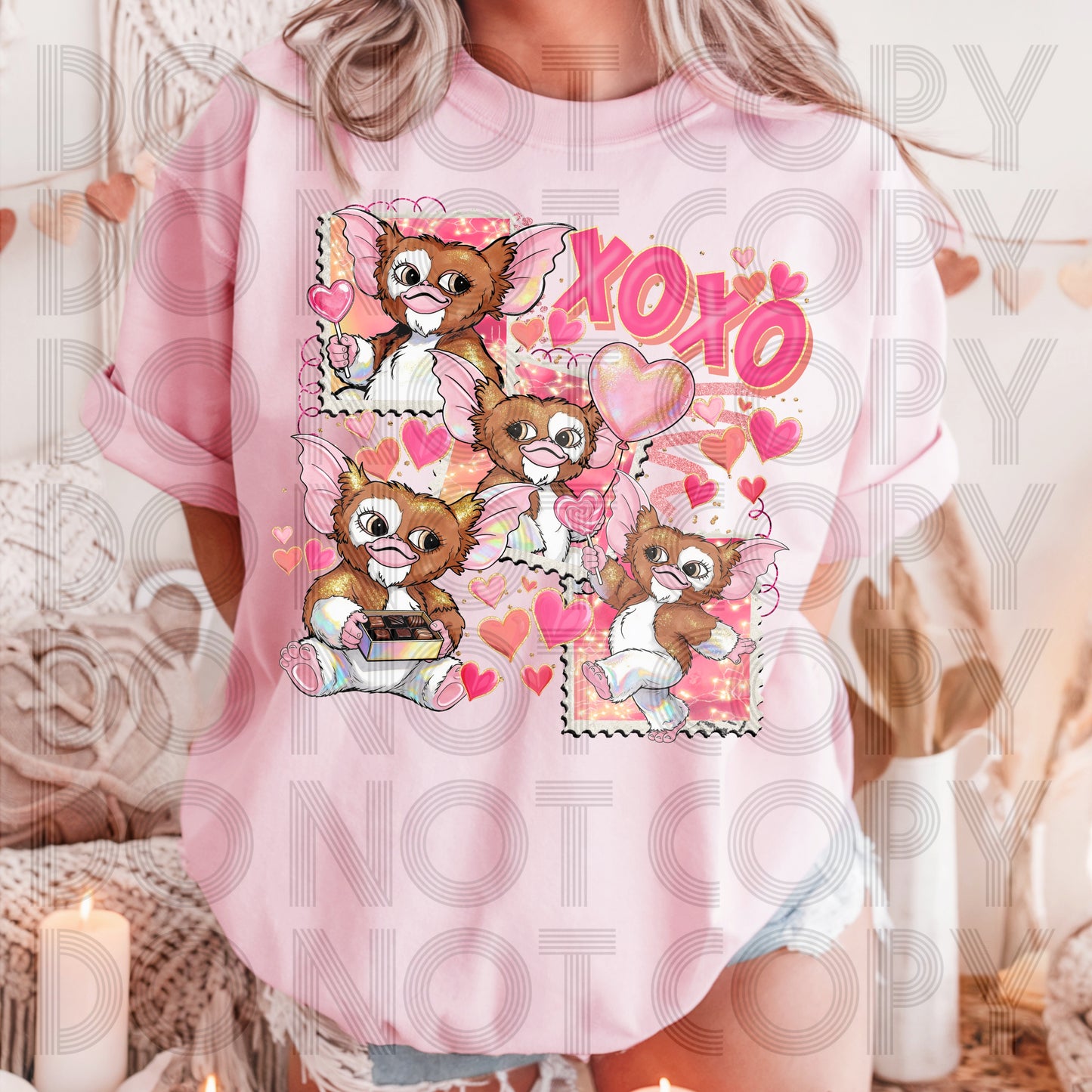 XOXO Gizmo Stamps DTF Prints