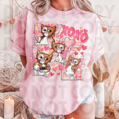 XOXO Gizmo Stamps DTF Prints