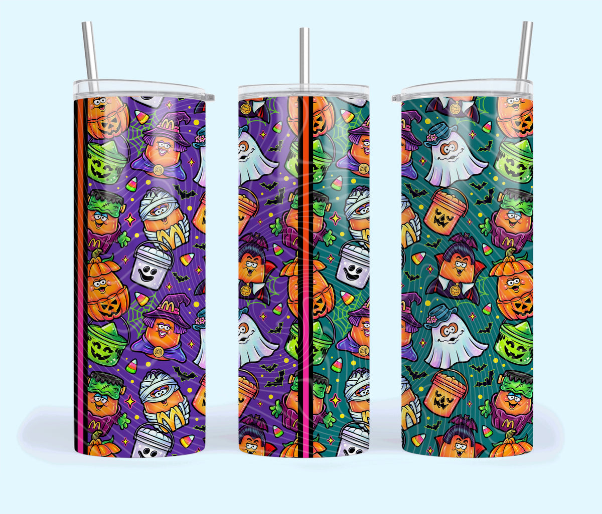 Nuggets Halloween Tumbler Wrap