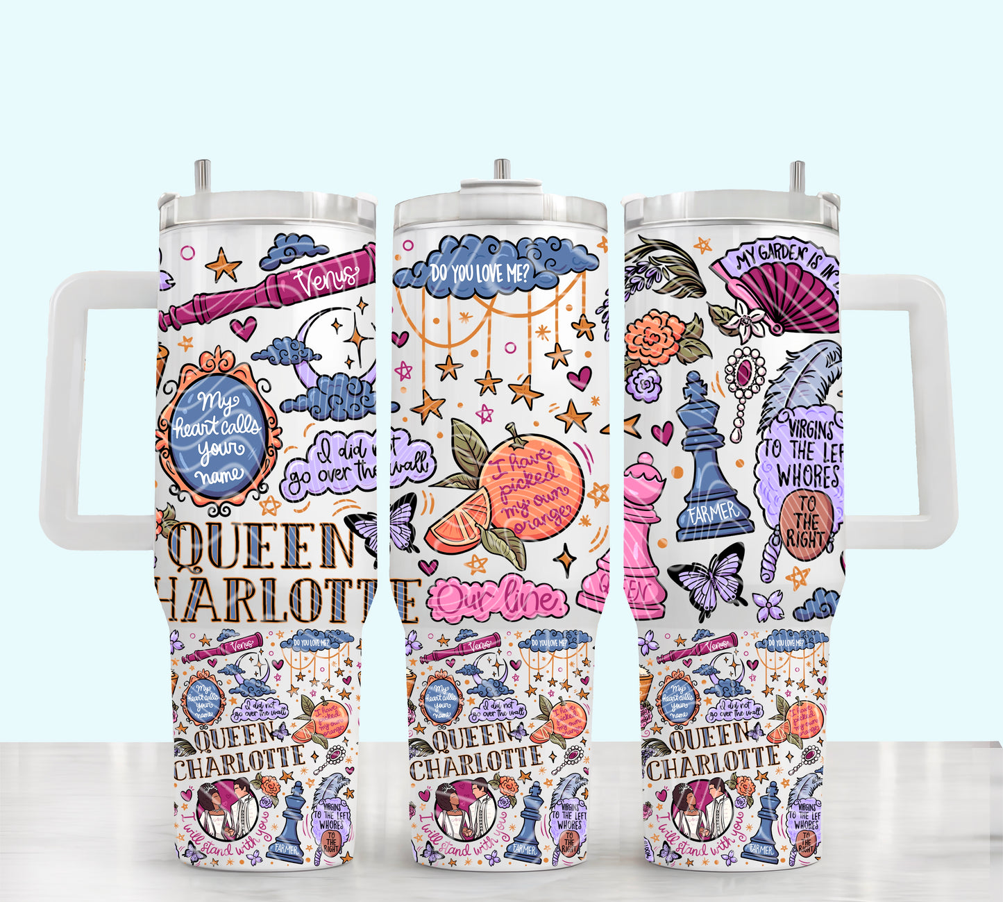 Queen Charlotte 40 oz Tumbler Print