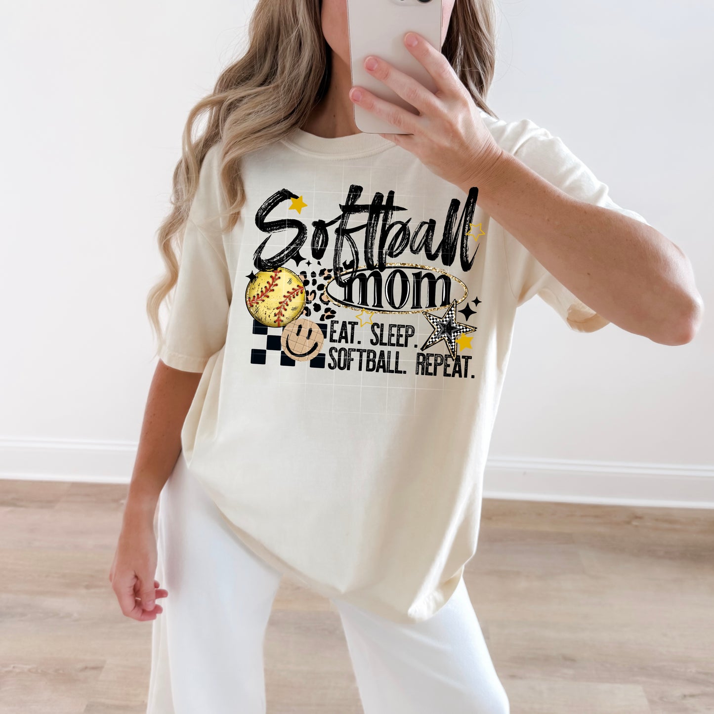 Softball Mom DTF Print