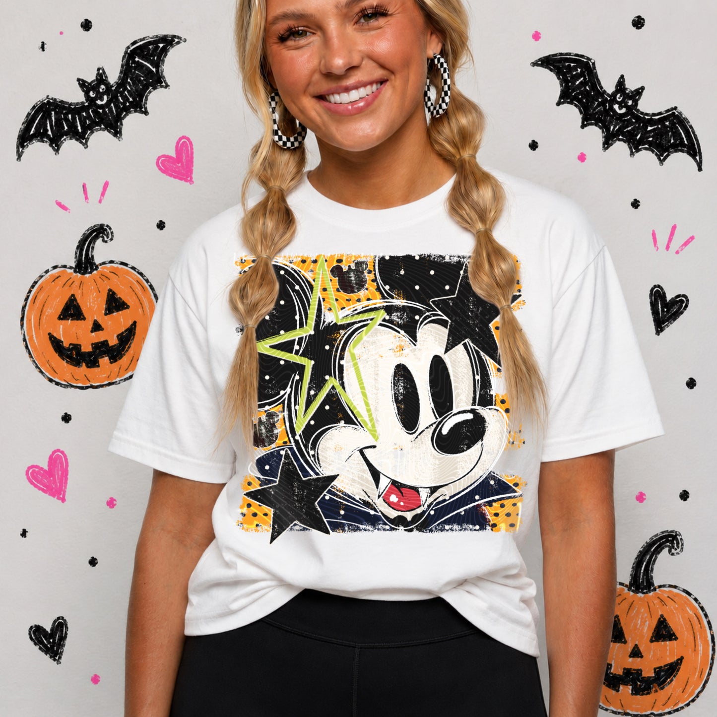 Vampire Mouse DTF Print