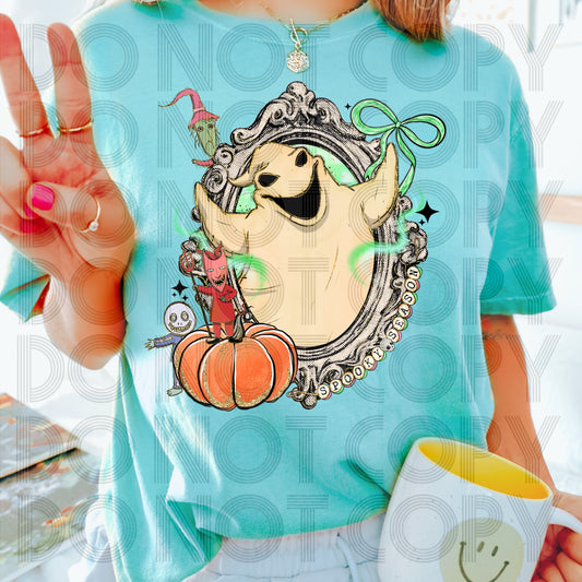Oogie Spooky Season Mirror DTF Prints