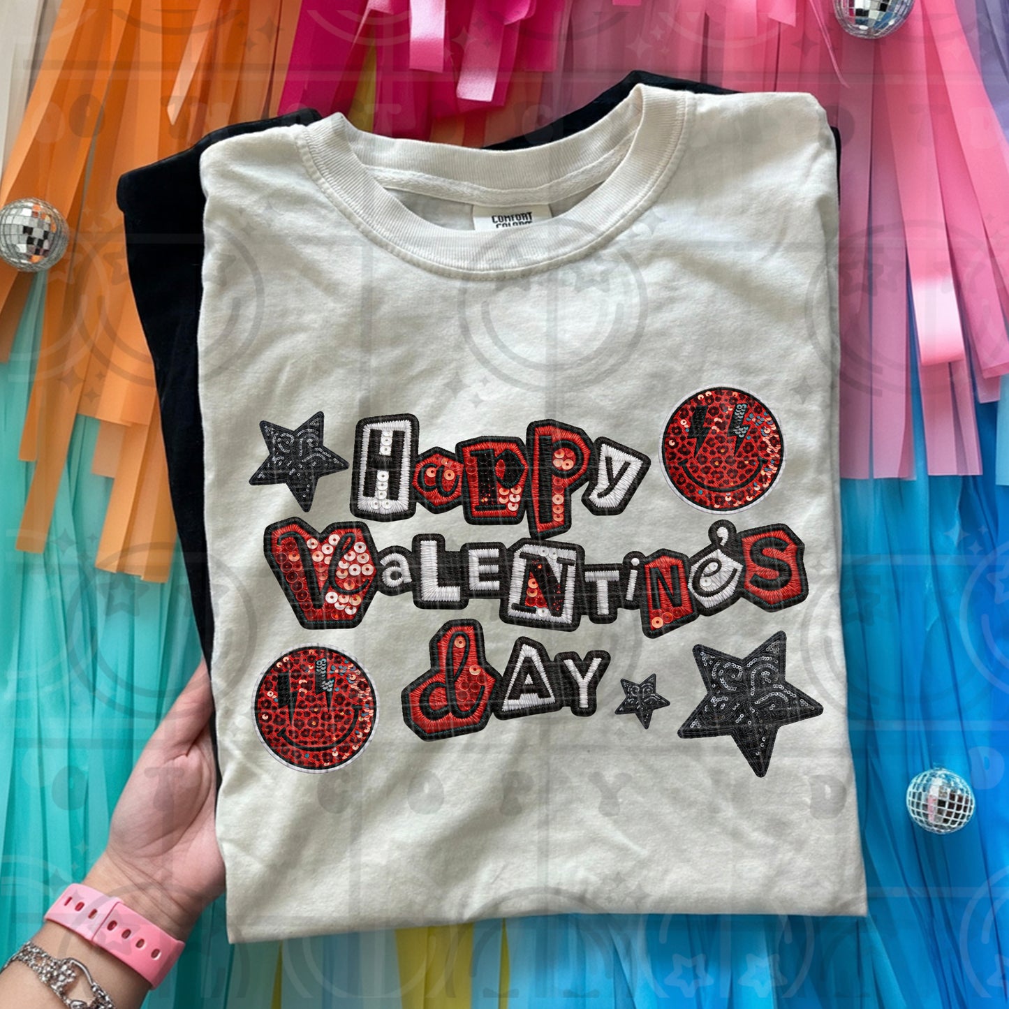 Happy Valentine’s Ransom (Faux Embroidery) DTF Prints