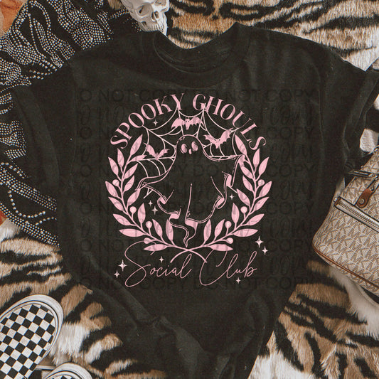 Spooky Ghouls Social Club DTF Print