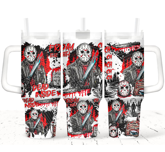 Dead Inside 40 oz Tumbler Prints