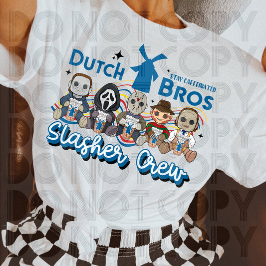 Dutch Coffee Slasher Crew DTF Prints