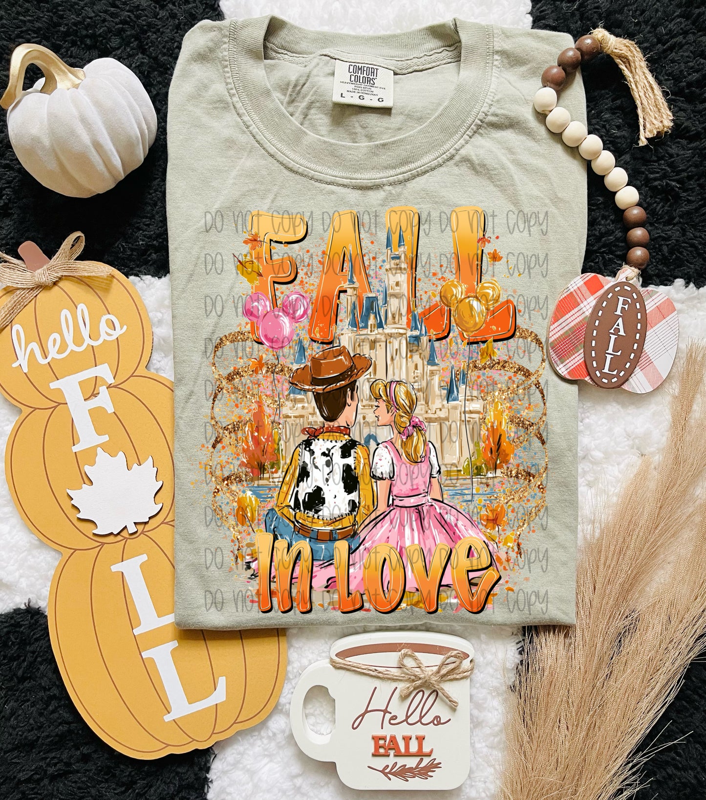 Fall In Love DTF Print