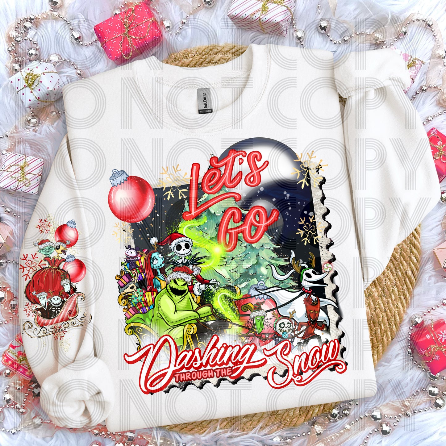 Dashing Through The Snow (NBC) DTF Print