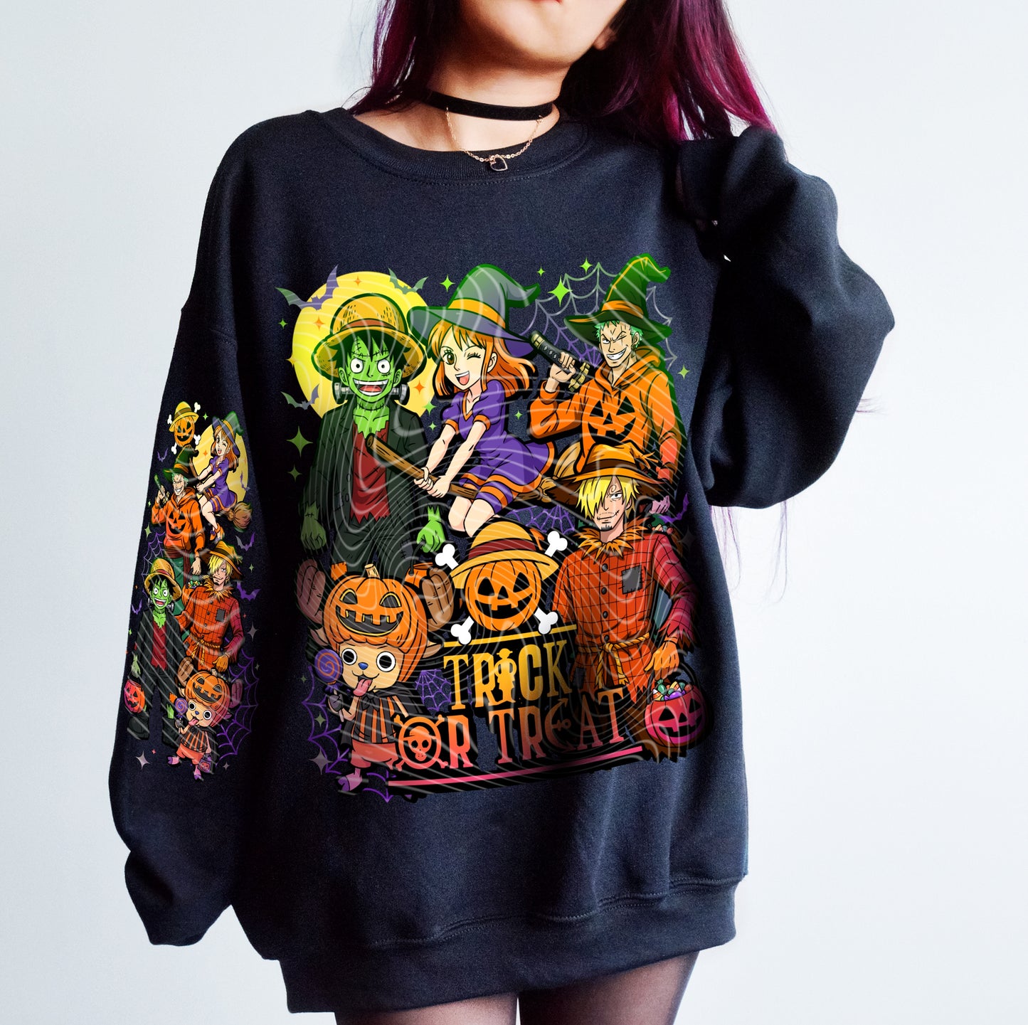 Trick Or Treat One Piece DTF Prints