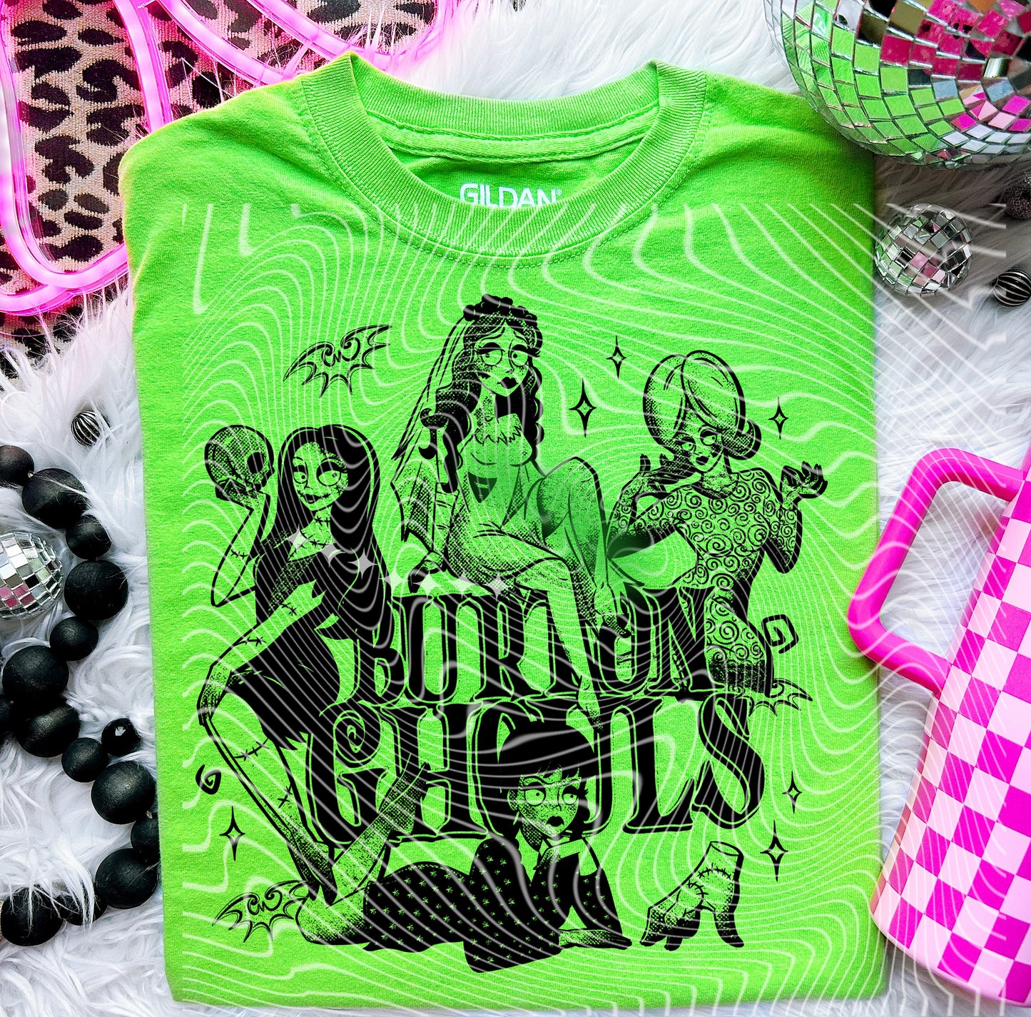 Burton Ghouls (Single Color) DTF Prints