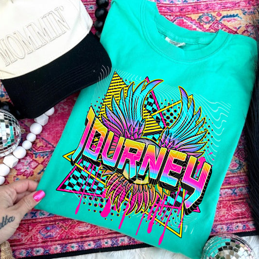 Journey Neon DTF Prints