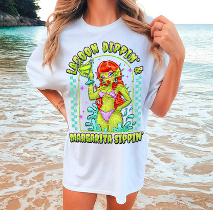 Lagoon Dippin & Margarita Sippin’ DTF Print