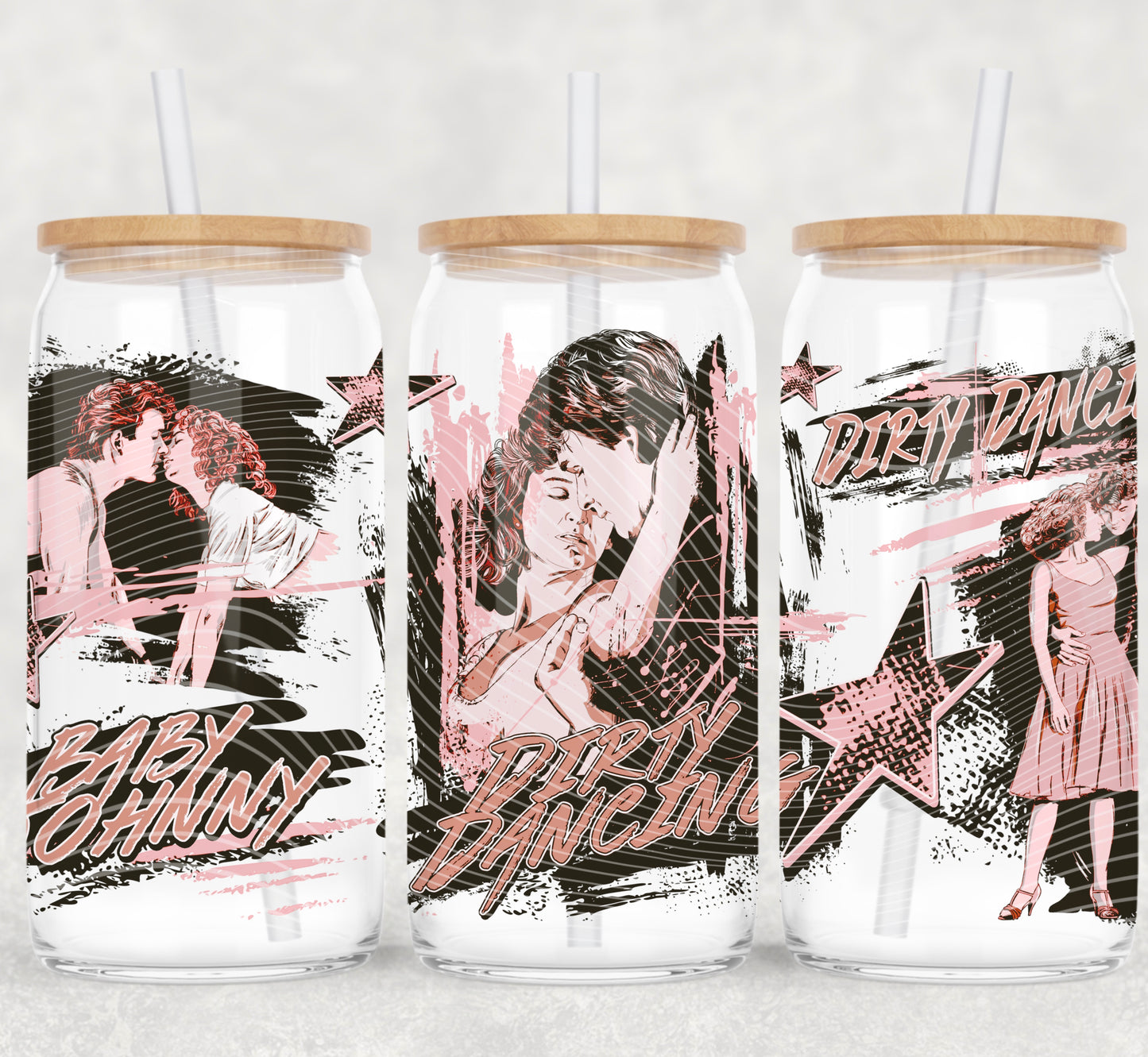 Dirty Dancing 16 oz Glass Wraps