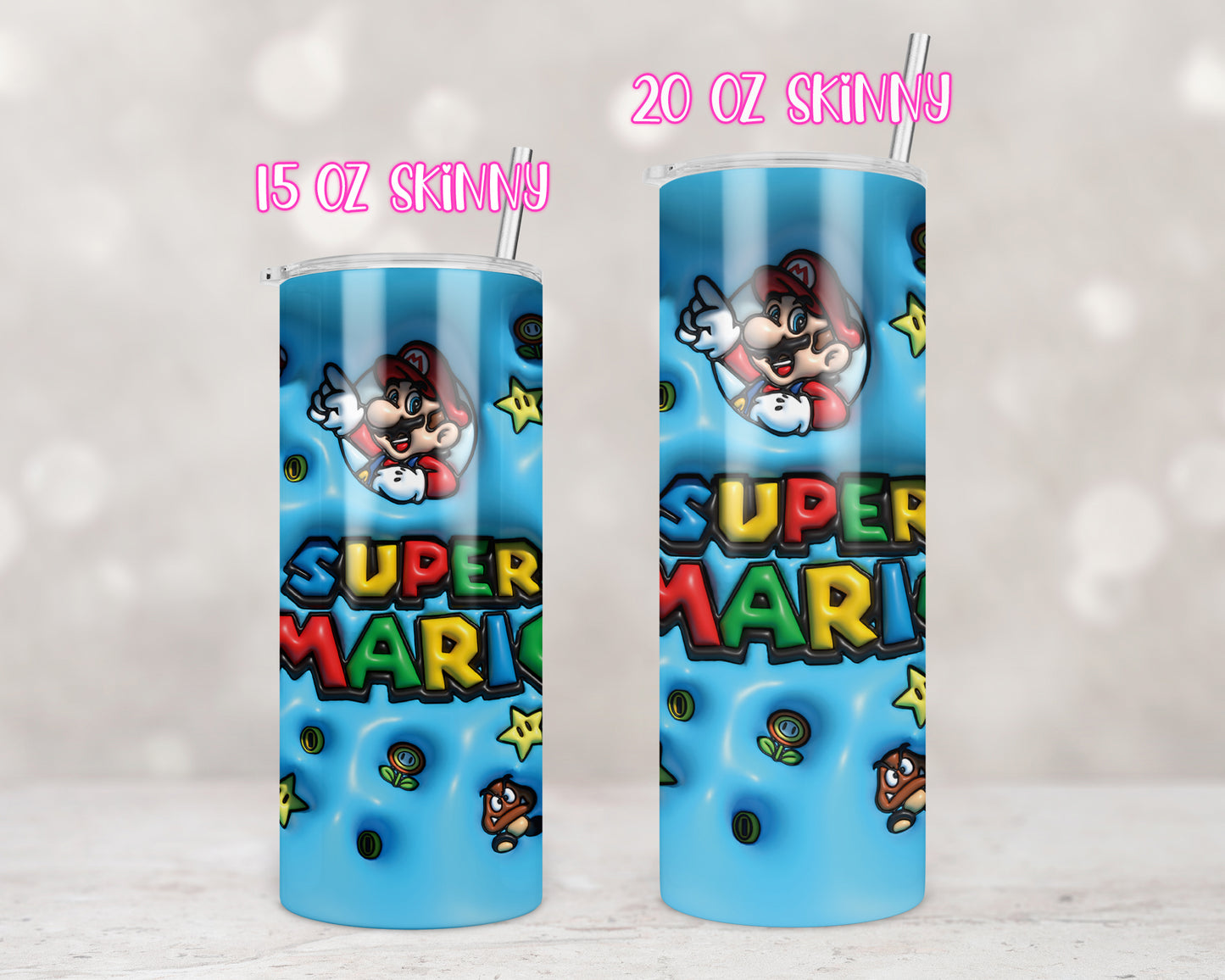 3D Puff Blue Mario Game