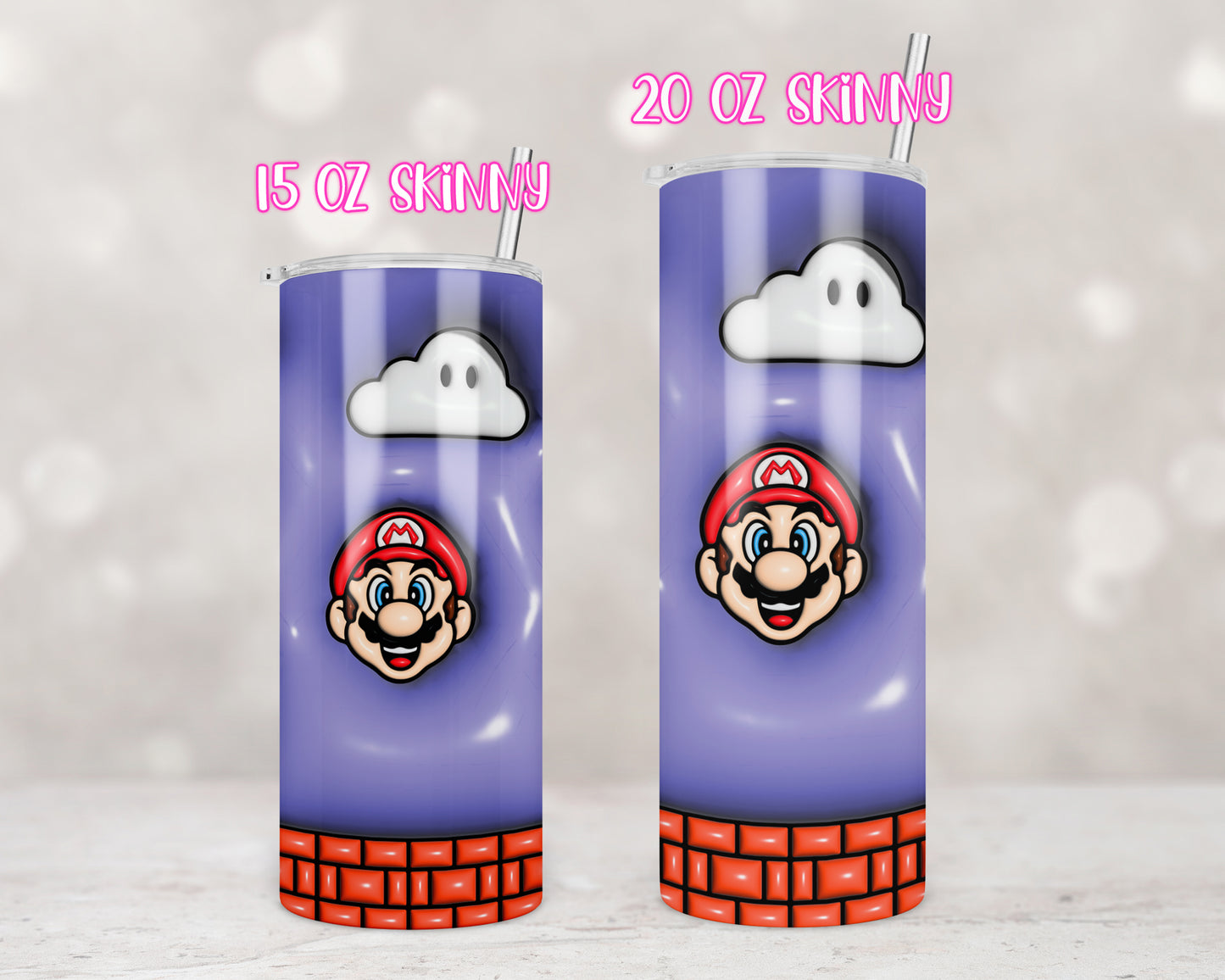 3D Puff Purple Mario Game