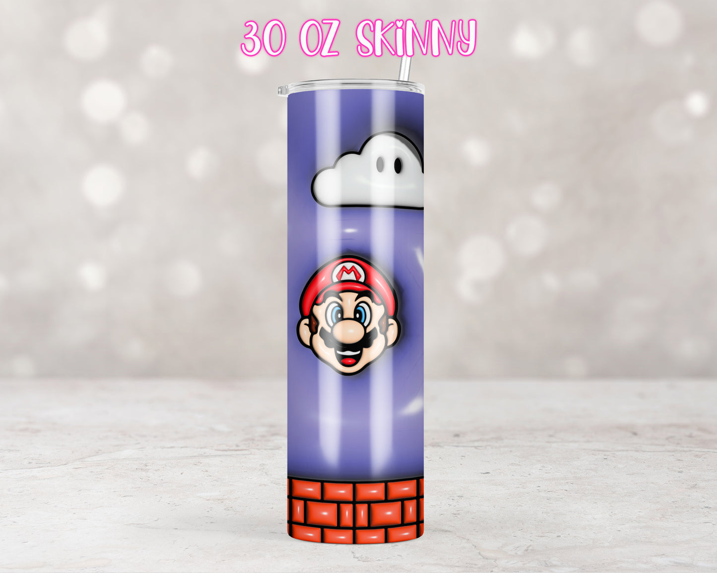 3D Puff Purple Mario Game