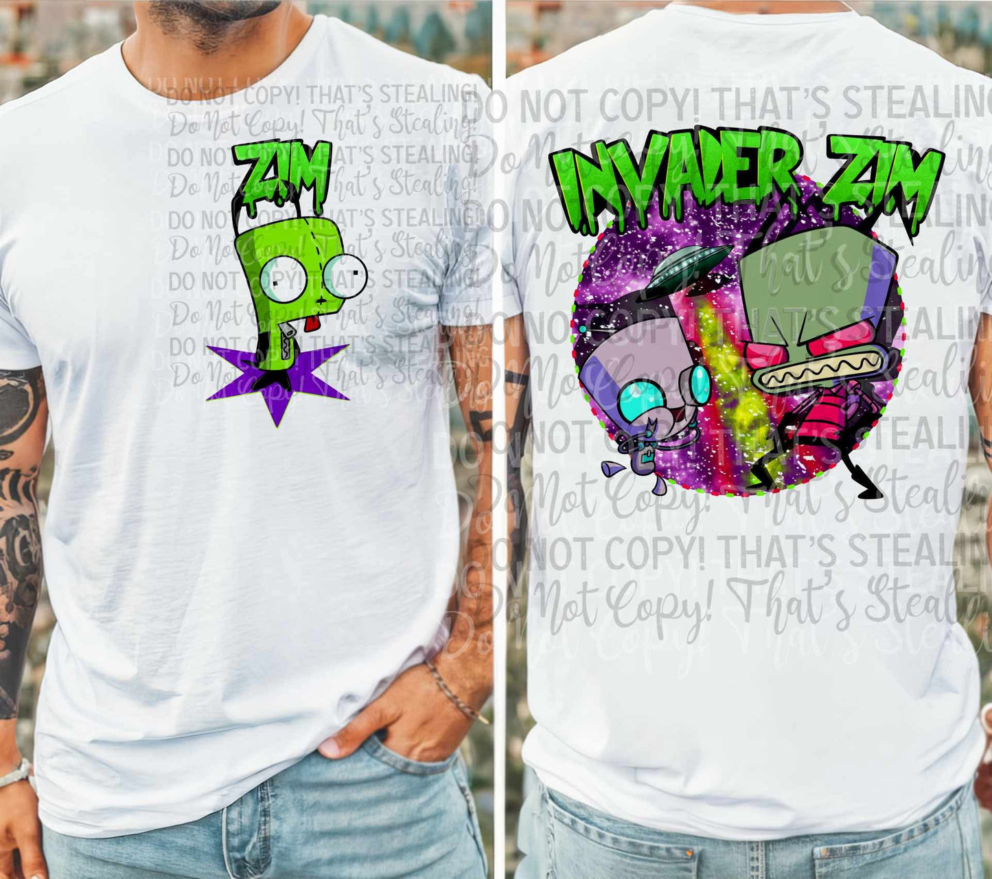 Invader Zim DTF Print
