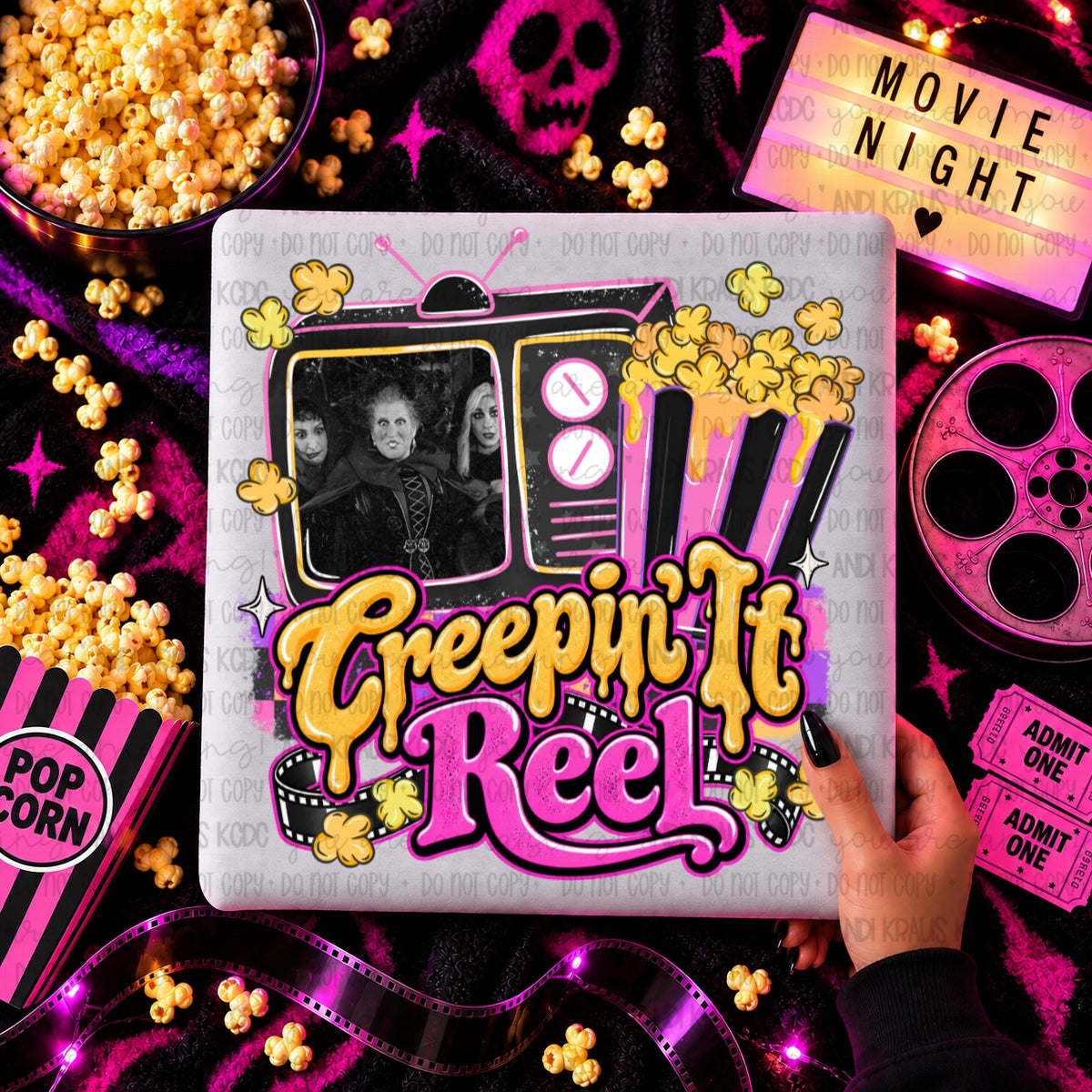 Creepin’ It Reel DTF Print