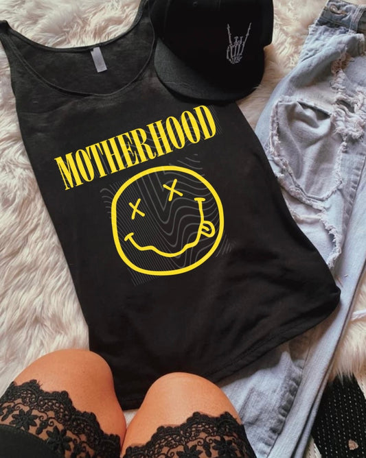 Motherhood Smiley Face DTF Print