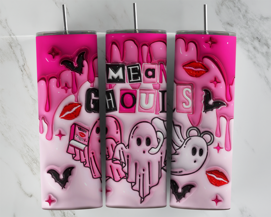 3D/ Inflated Mean Ghouls Pink