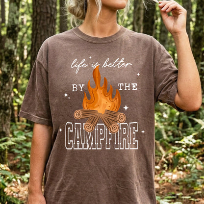 Life Is Better By The Campfire DTF Print