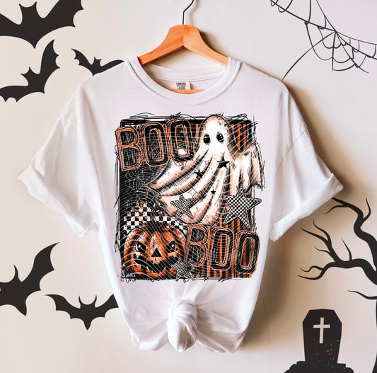 Boo Boo Flying Ghost DTF Prints