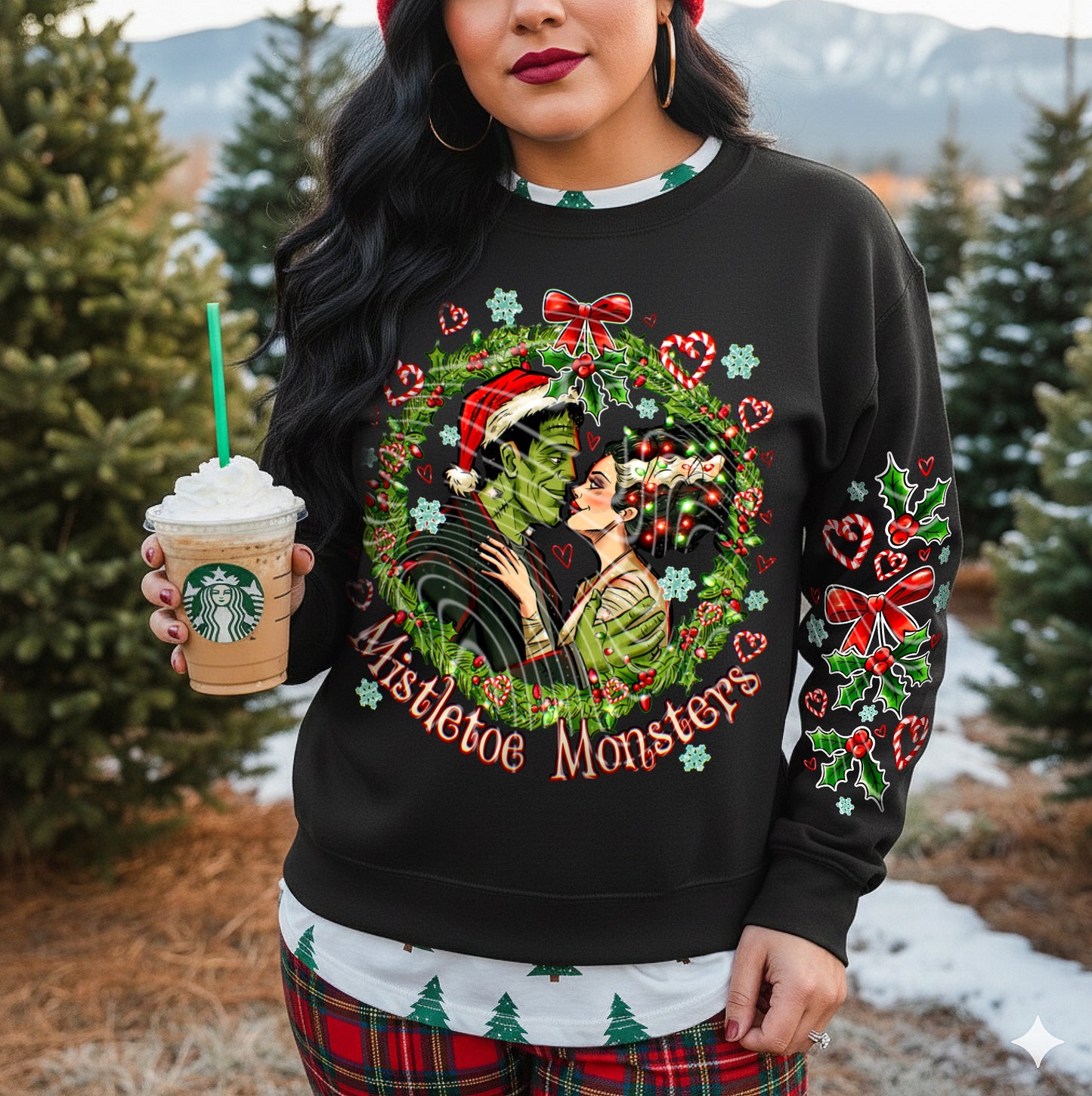 Mistletoe Monsters DTF Prints