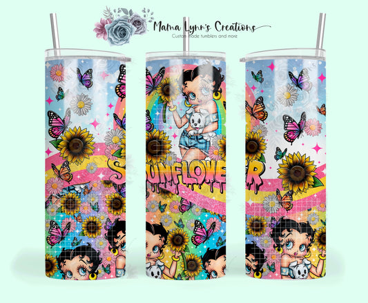 Betty Sunflowers and Butterflies Design