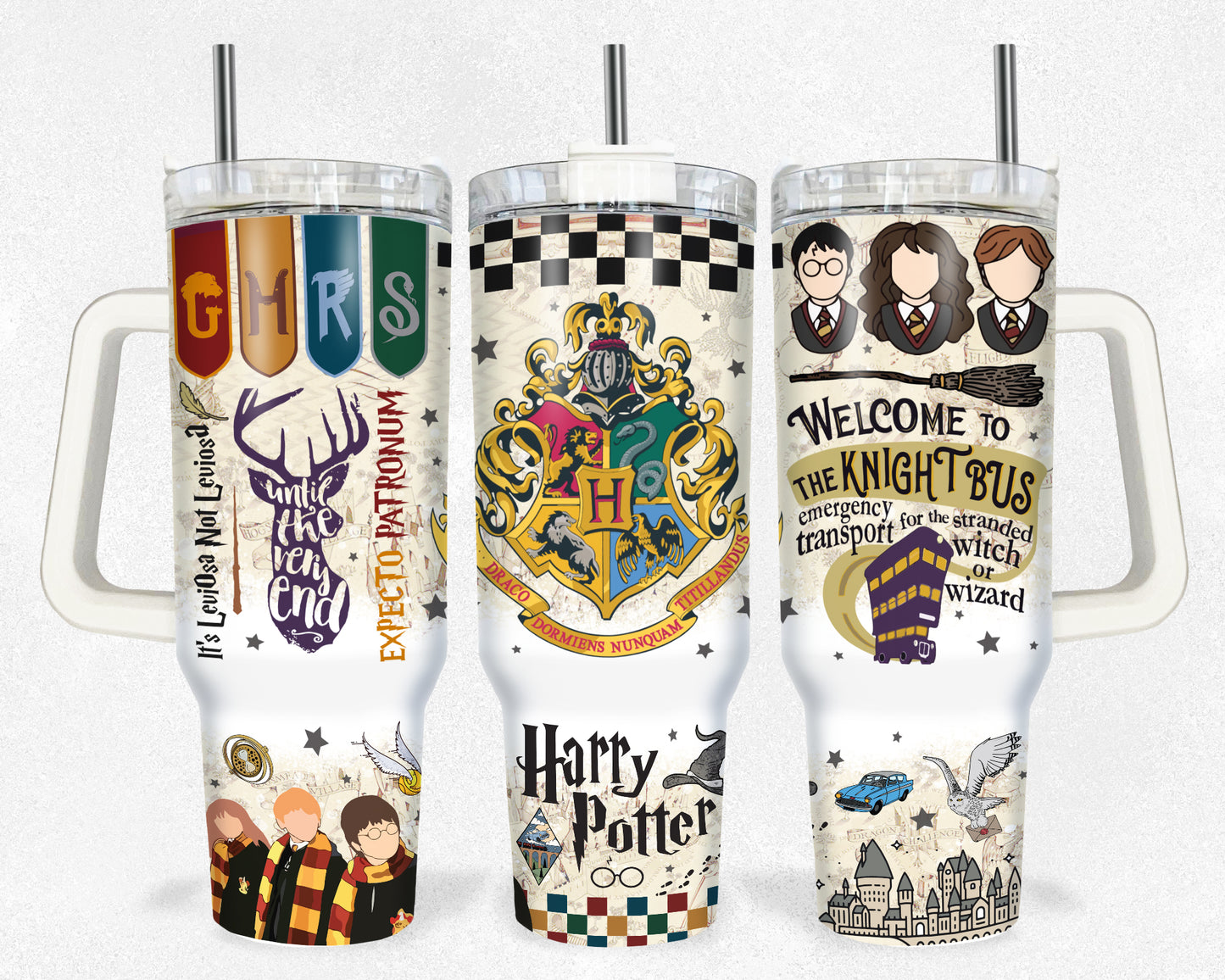 Potter Magic School Welcome 40 oz Tumbler Prints