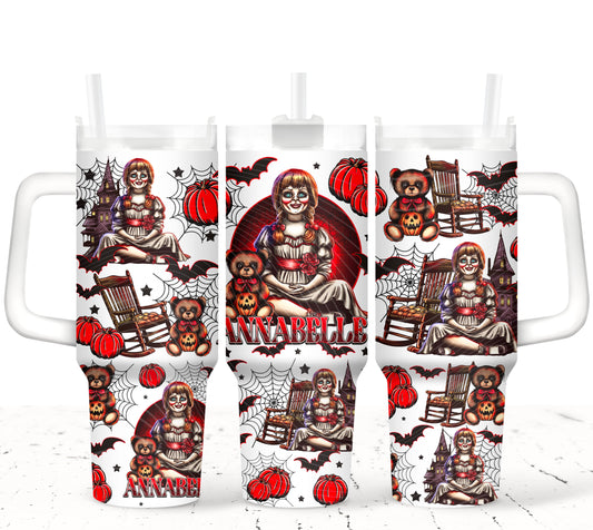 Spooky Doll 40 oz Tumbler Prints