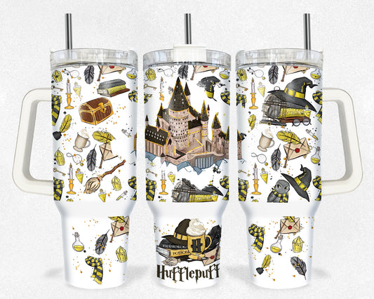 40 oz Tumbler Prints Potter School Houses