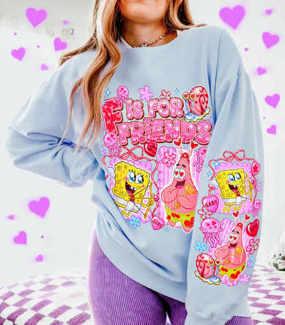 F Is For Friends DTF Prints