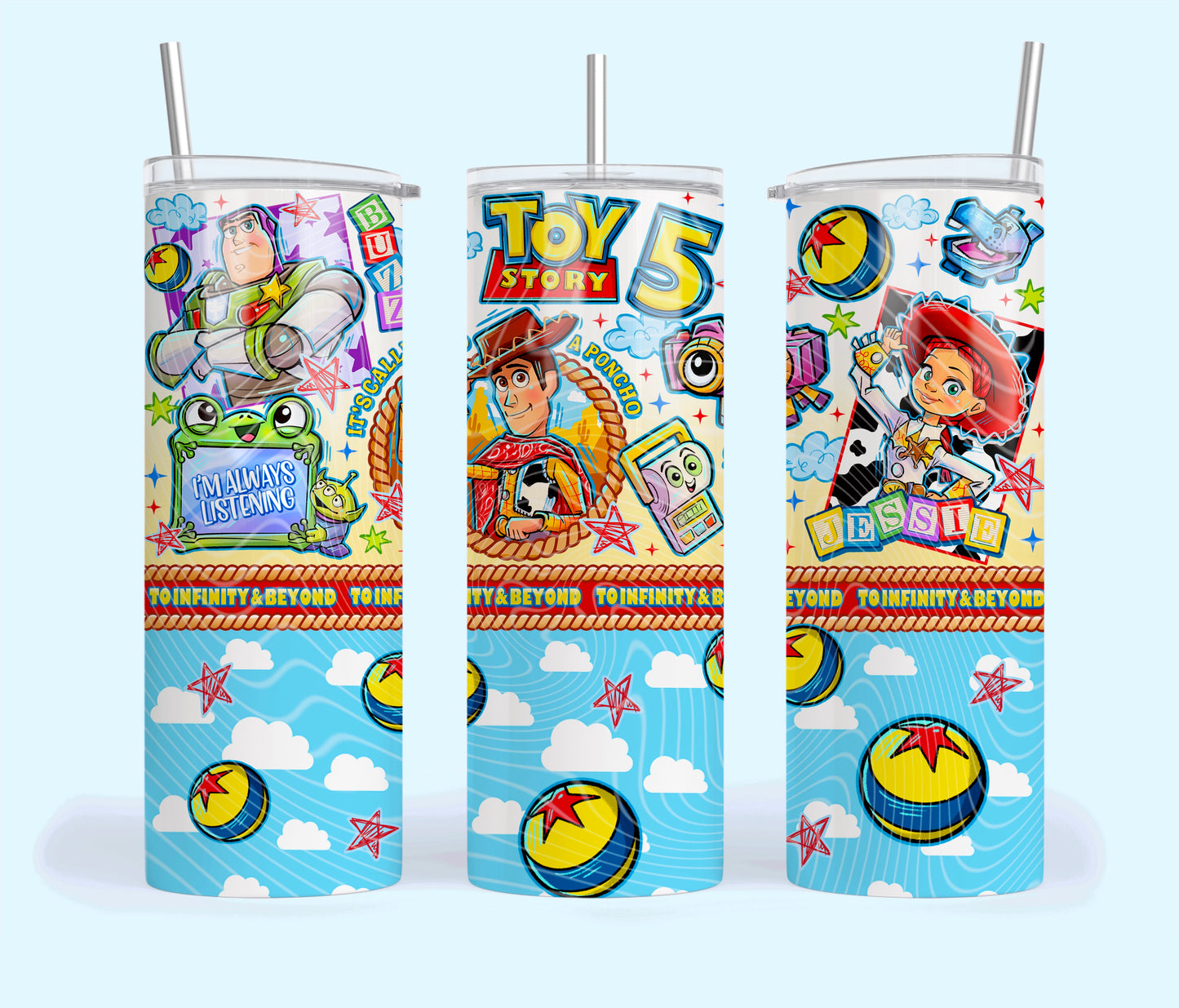 Toy Friend 5 Tumbler Wrap