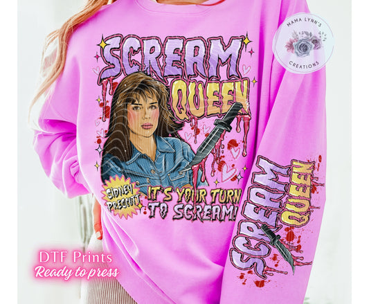 Scream Queen DTF Print