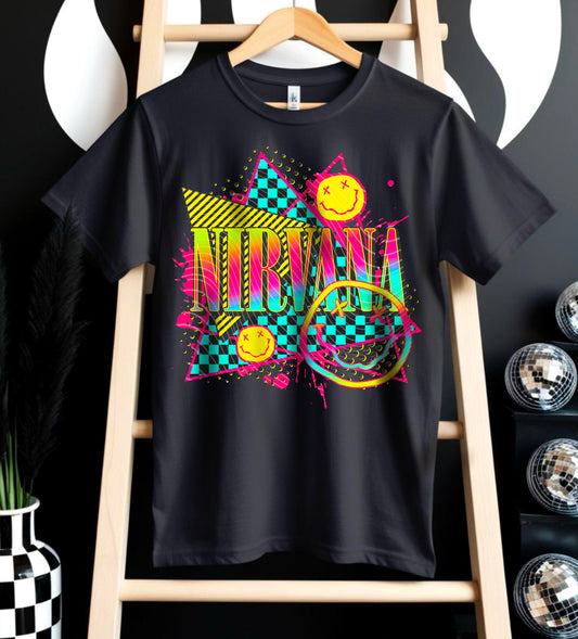 Nirvana Neon DTF Prints