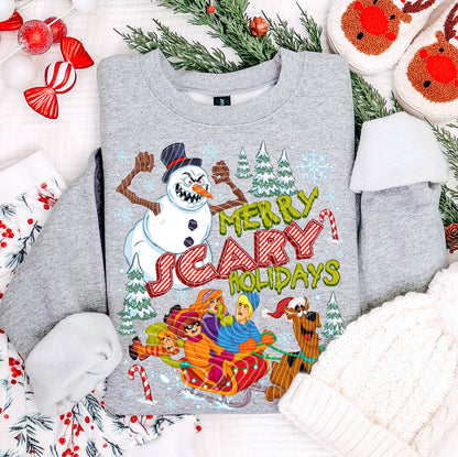 Merry Scary Holidays DTF Prints