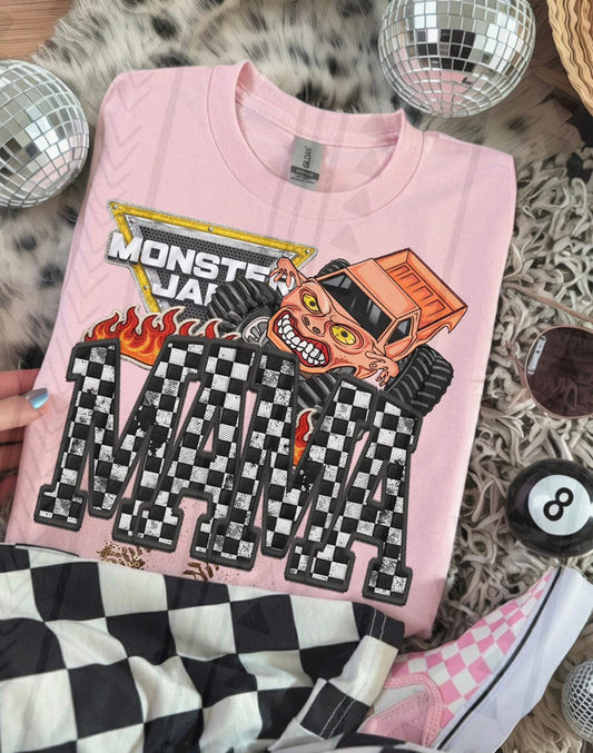 MJ Zombie Mama (no Bows) Faux Embroidery DTF Prints