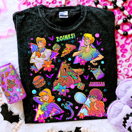 Scooby Triangles DTF Print