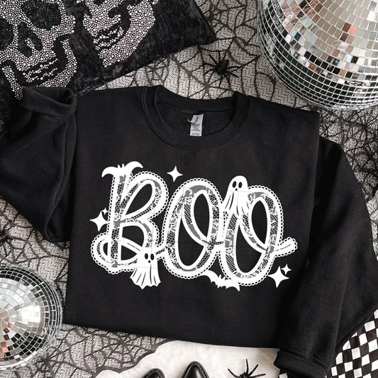 Boo Lace DTF Print