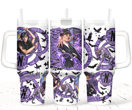 W Nevermore 40 oz Tumbler Print