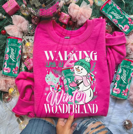 Walking In A Winter Wonderland DTF Prints
