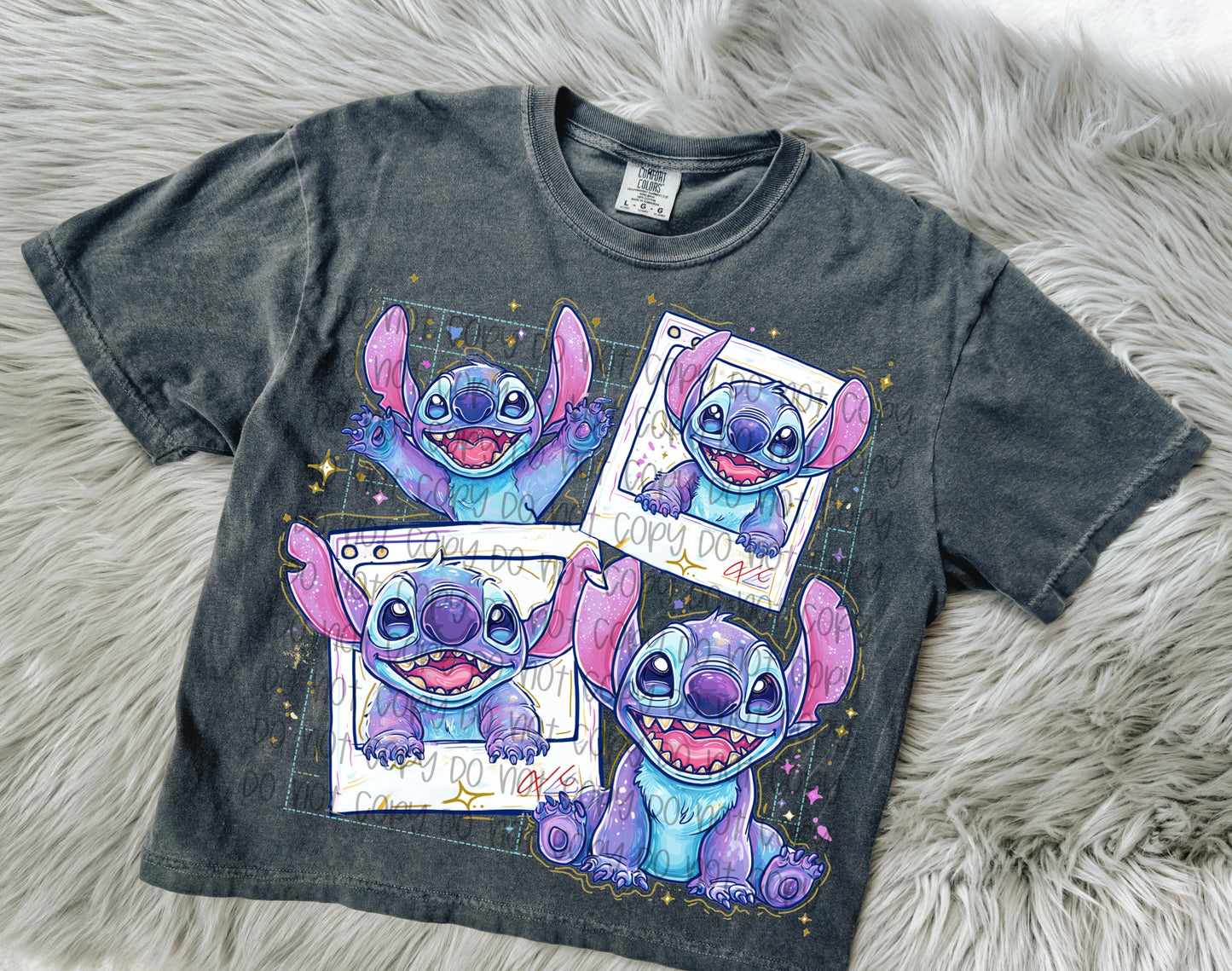 Stitch Picture Polaroid DTF Prints