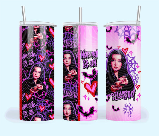 Normal Is An Illusion Tumbler Wrap
