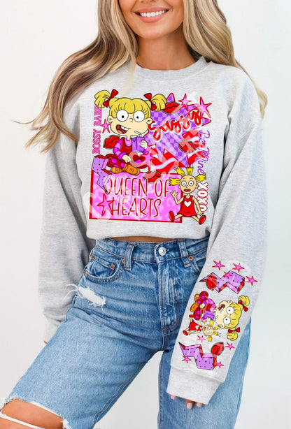 Queen Of Hearts DTF Prints