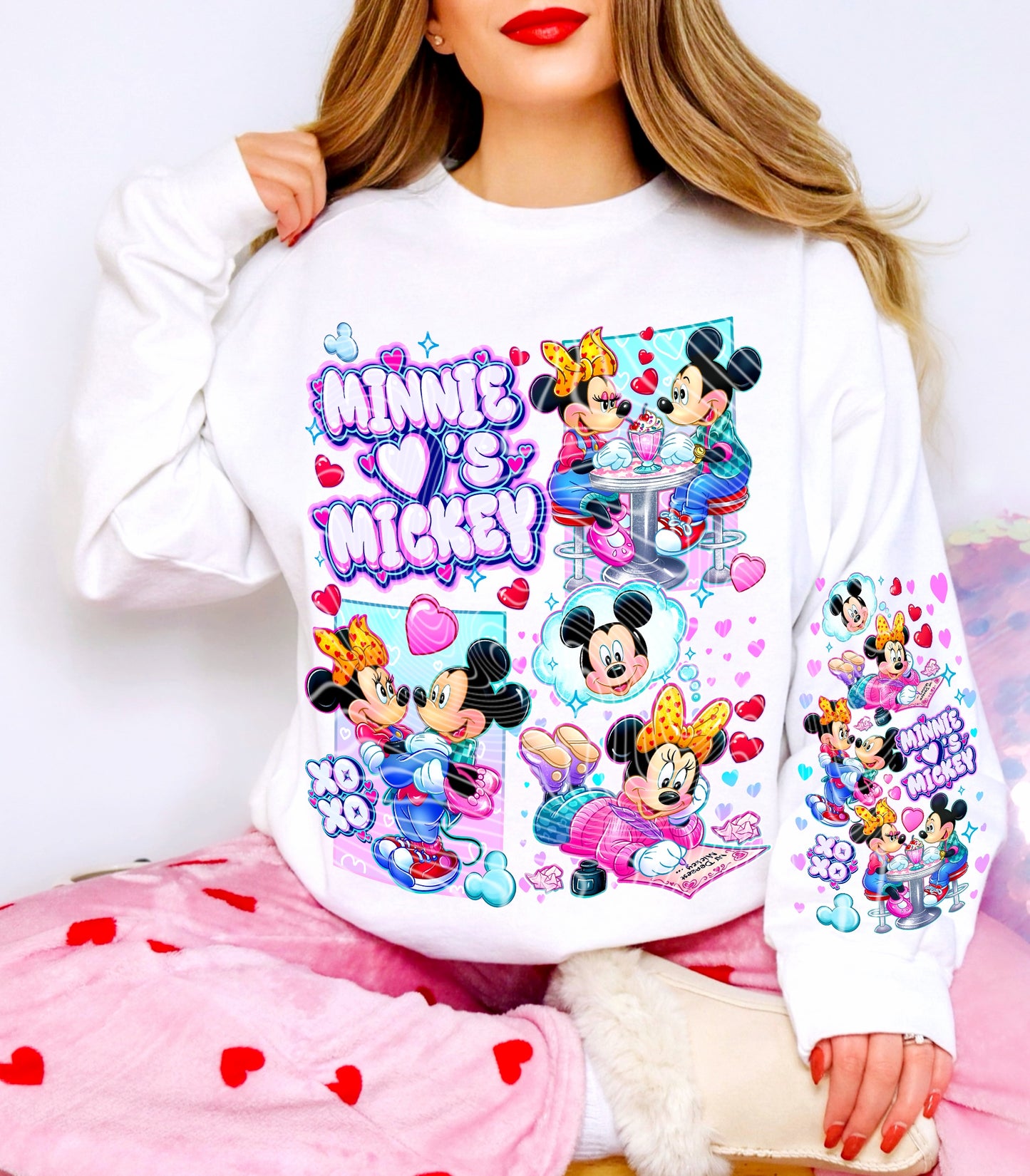 XOXO M Loves M DTF Prints