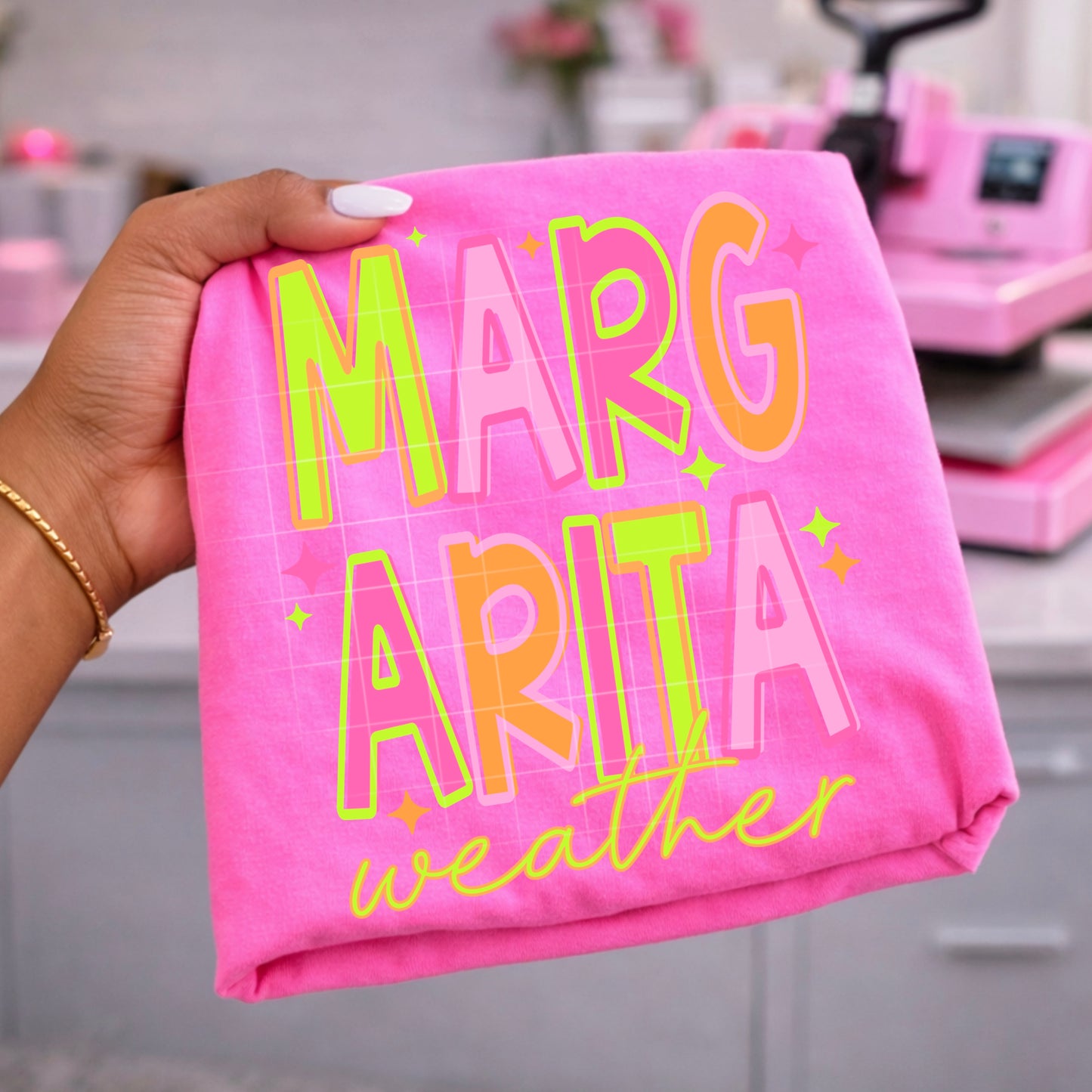 Margarita Weather DTF Print