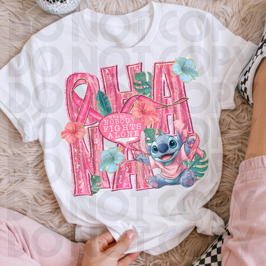 Ohana Means Nobody Fights Alone DTF Prints