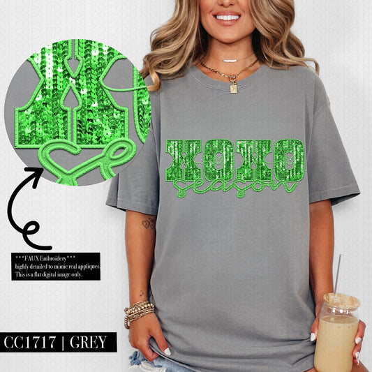 XOXO Season Green DTF Print